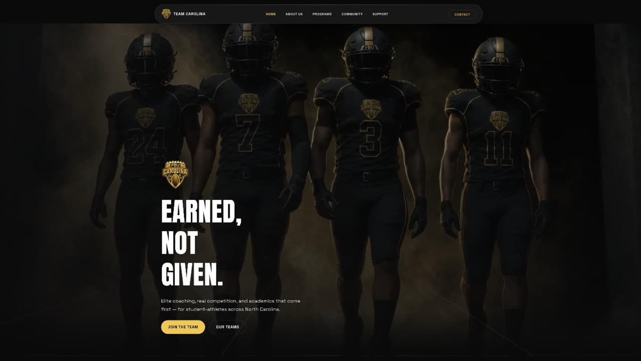 FBU Team Carolina screenshot