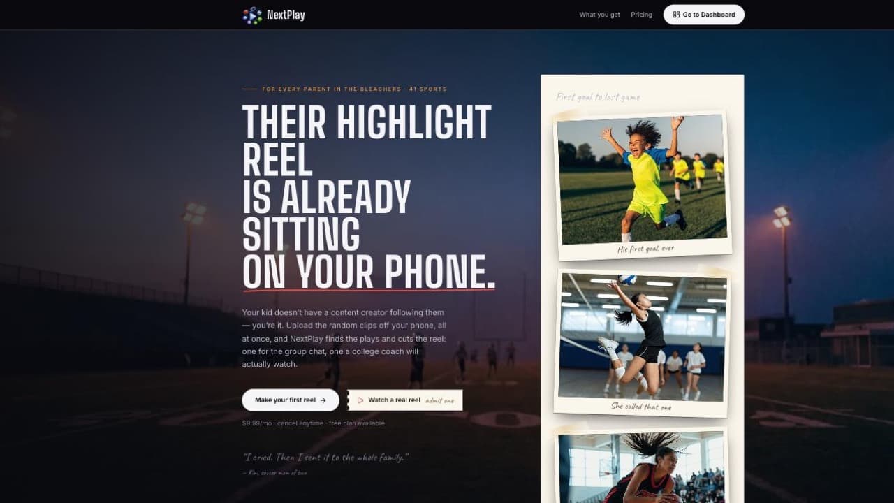 NextPlay Highlights screenshot